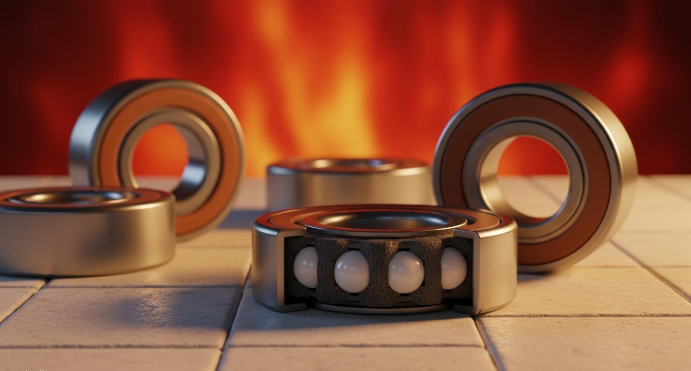 High-Temperature Deep Groove Ball Bearings for Industrial Ovens 200掳C Continuous Operation Grades